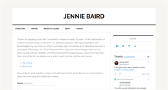 Desktop Screenshot of jenniebaird.com